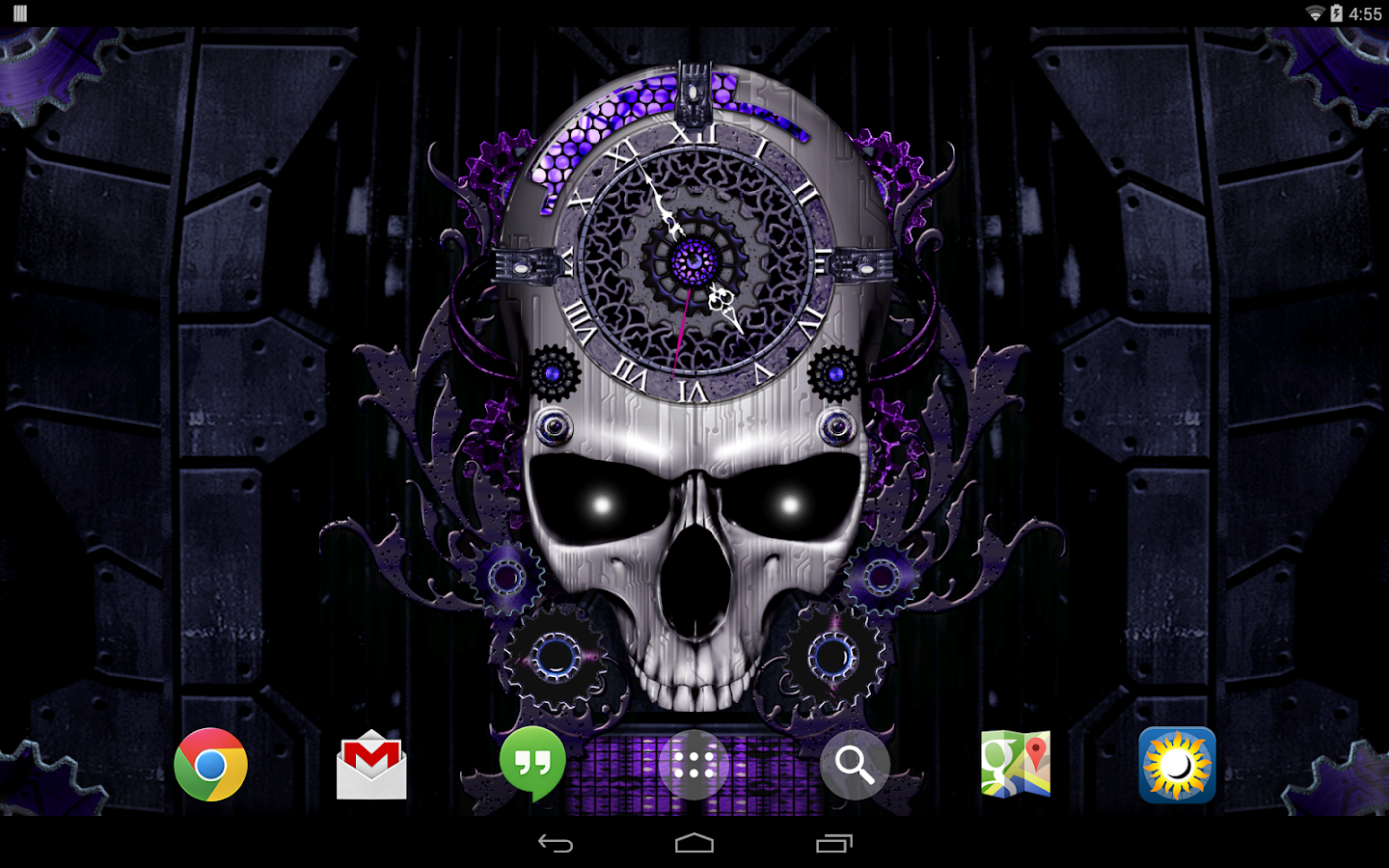 Steampunk Clock Live Wallpaper Apl Android Di Google Play