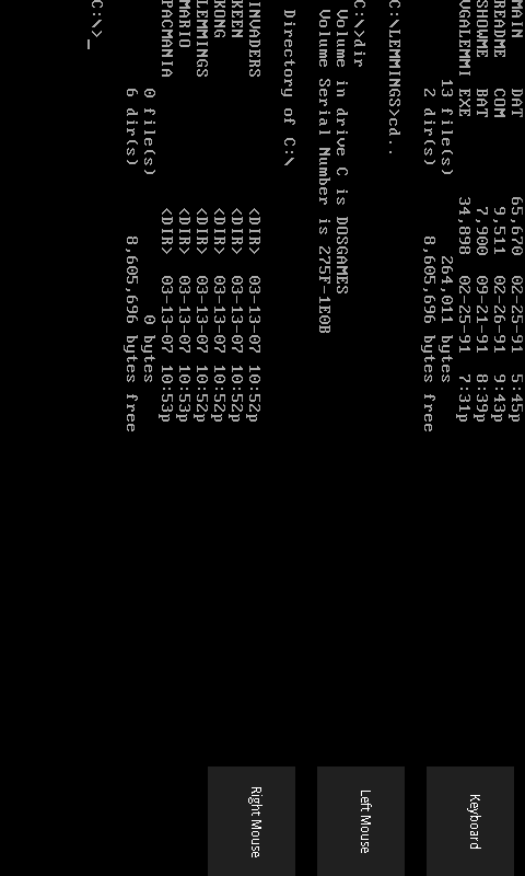 JPC x86 (DOS) Screen 3