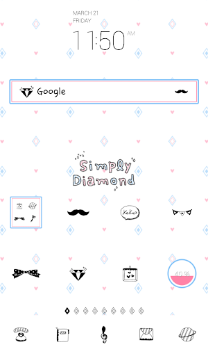 simply diamond 도돌런처 테마