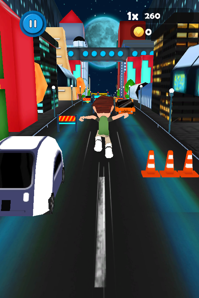 Android application Run to the moon screenshort
