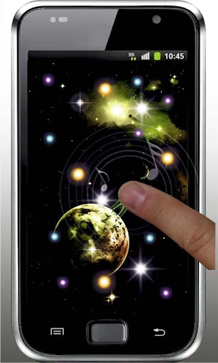 Galaxy Music HD live wallpaper