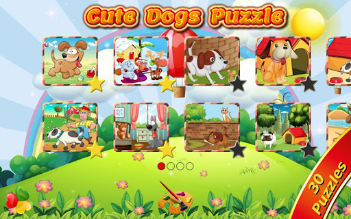 Cute Dogs Kids Jigsaw Puzzles