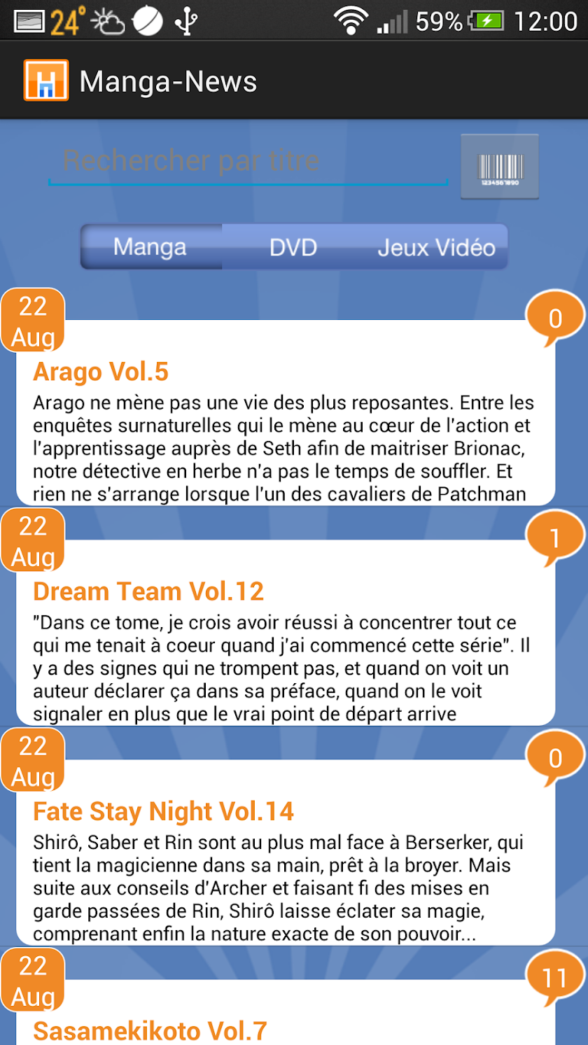 Manga-News Screen 3