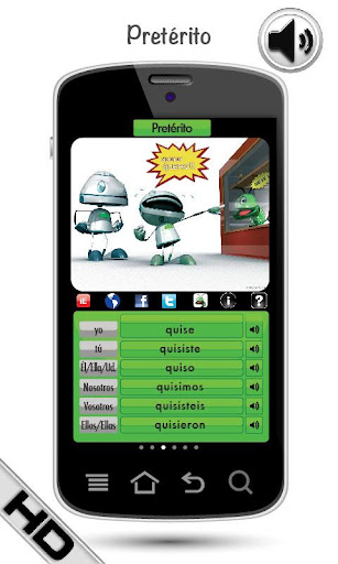 【免費教育App】学习西班牙语动词 HD LearnBots-APP點子