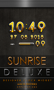 【免費個人化App】digital clock sunrise deluxe-APP點子