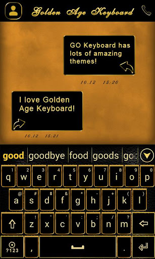 GO Keyboard Golden Age Theme