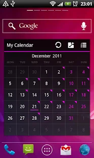 ICS Pink GOWidget Theme