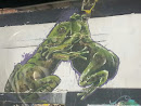 King Frog Mural