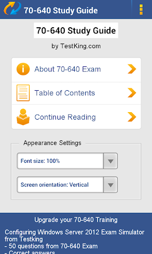 MCITP 70-640 Study Guide