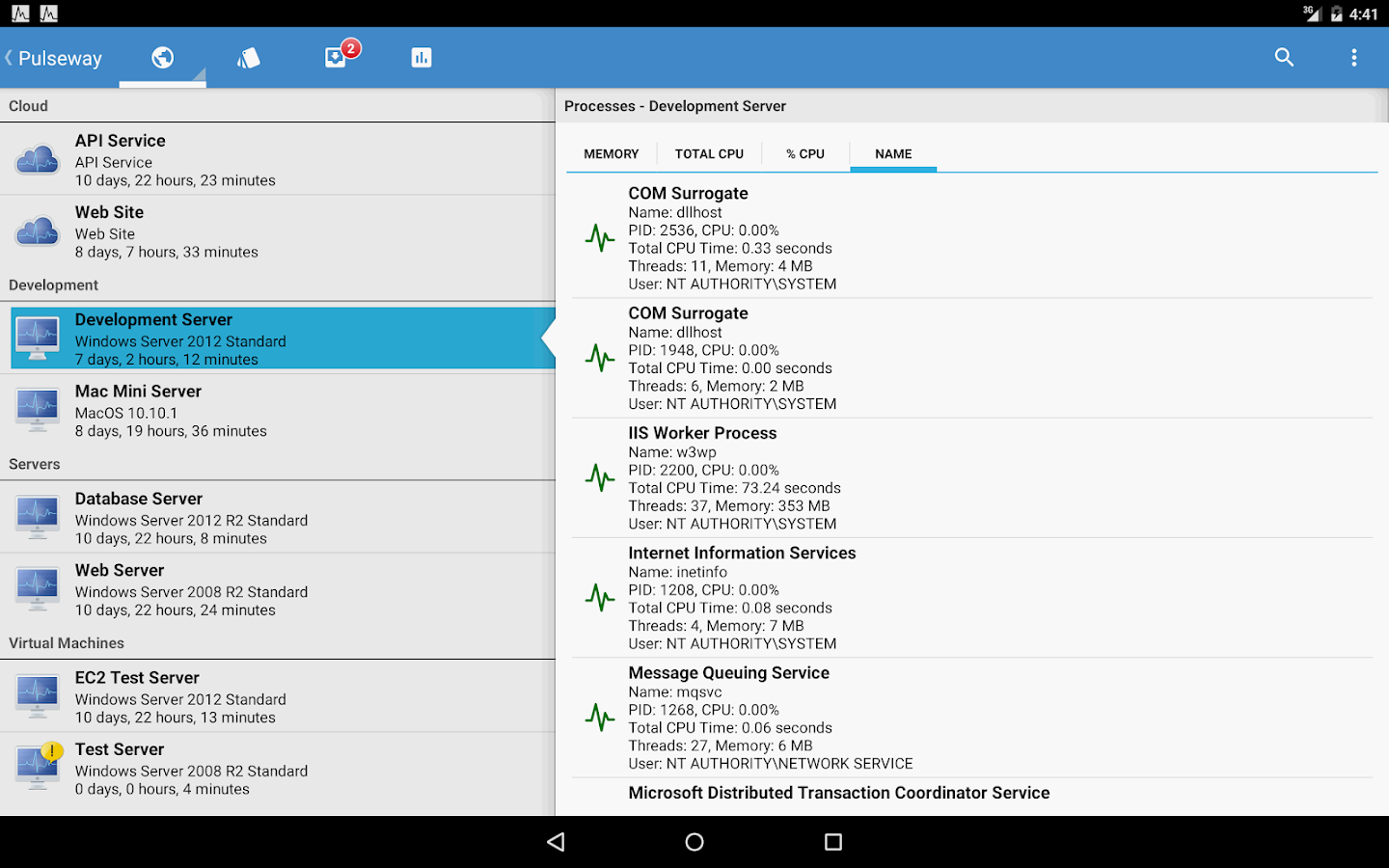    Pulseway- screenshot  