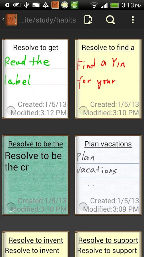   Handrite Notes Notepad Pro: captura de tela 