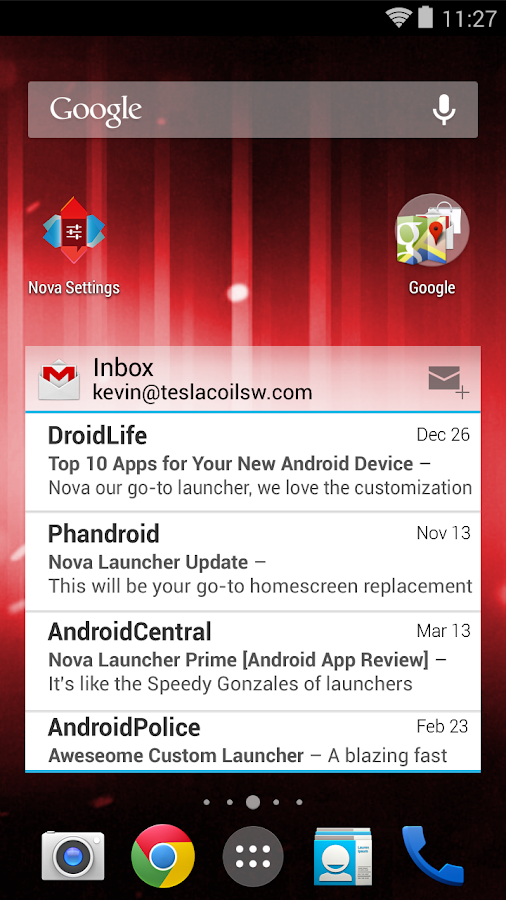 Launcher Nova