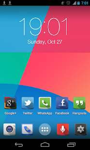 KK(Apex Nova ADW Kitkat theme) - screenshot thumbnail