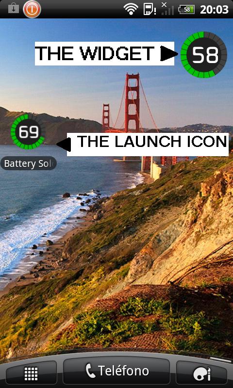 Battery Solo Widget Android