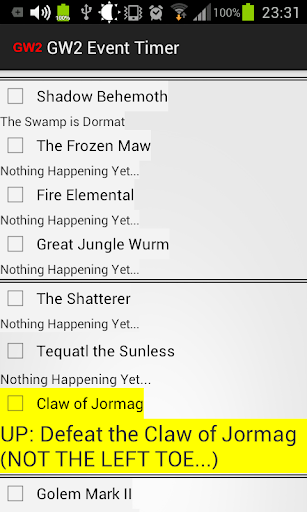GW2 Event Timer