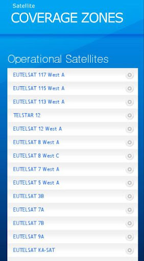 Eutelsat Coverages: Smartphone