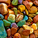 Pretty Pebbles, Lake McDonald, Montana by Kathleen Koehlmoos -  