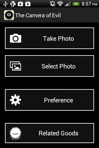 Android application The Camera of Evil - Rotoscope screenshort