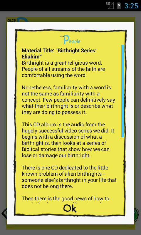 Spiritual Diagnostics Screen 2