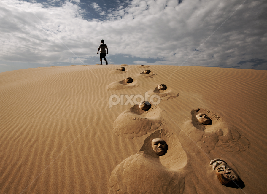 Sands of time by Miki Meir Levi - Artistic Objects Signs
