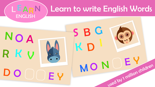 【免費教育App】Learn ABC Words: Kids English-APP點子