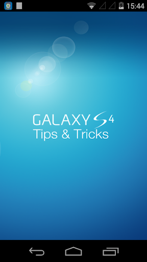 Galaxy S4 TipsTricks