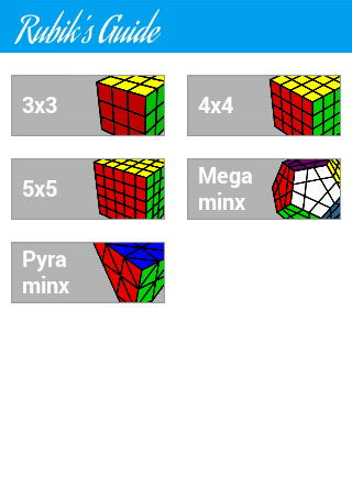 Rubiks Guide Pro Screen 1