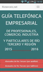 Lastest Guía telefónica Río Tercero APK for Android