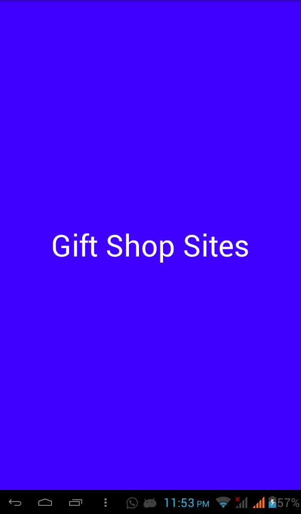 Gift Shop Sites Screen 1