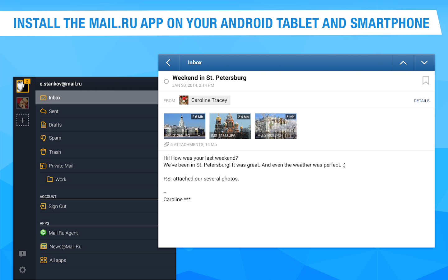 Mail.Ru - Email App - screenshot