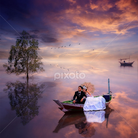 by Daniel Chang - Wedding Bride & Groom