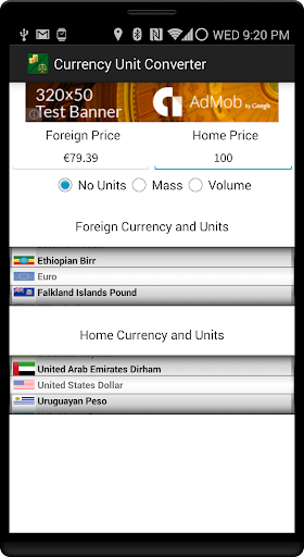 Currency Unit Converter