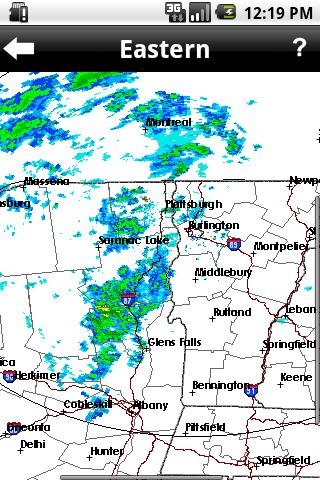 Weather / Radar / Alerts Screen 2