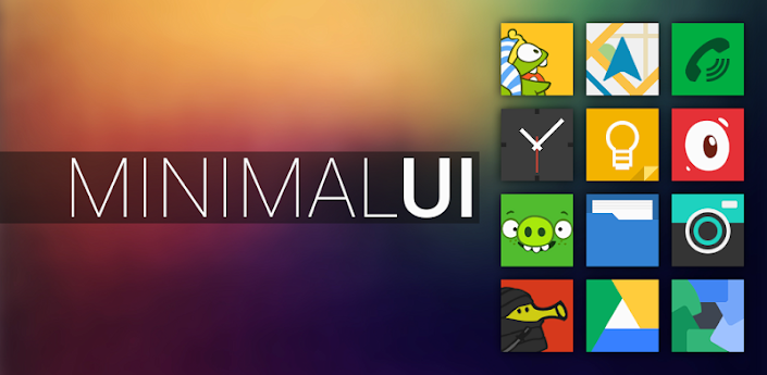 لمحبي البساطة ثيم زاهي الألوان Minimal MIUI Go Apex Theme v3.1