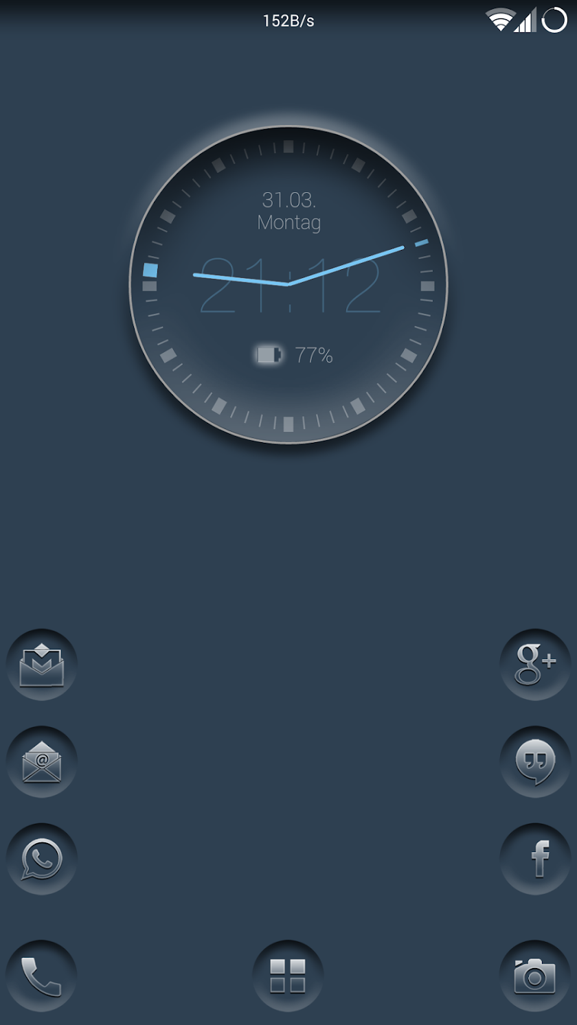 Smart clock zooper widget Screen 2