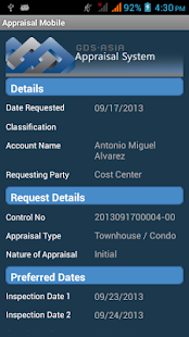 GDS Appraisal Screenshots 9