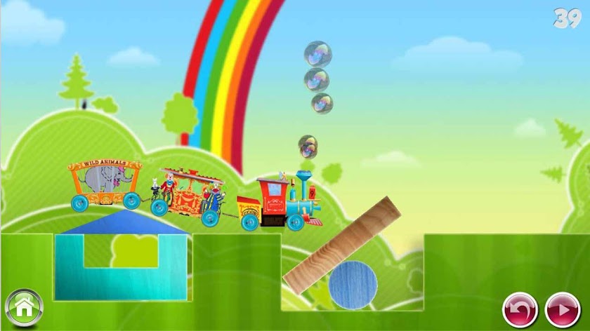 Circus Train educational game Screen 2