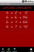 Times Tables Teacher APK capture d'écran Thumbnail #4