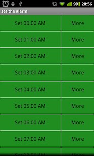 Free Download Alarm Clock WHEEL LIST am pm APK