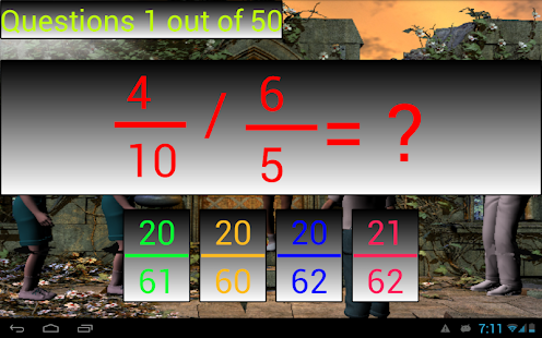 How to install Dividing Fractions 2.0 mod apk for bluestacks