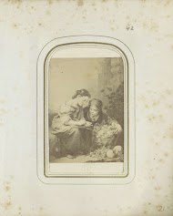 Fotoreproductie van een lithografie naar een schilderij van Bartolomé Esteban Perez Murillo