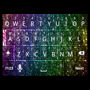 Rainbow Glitter Keyboard Skin