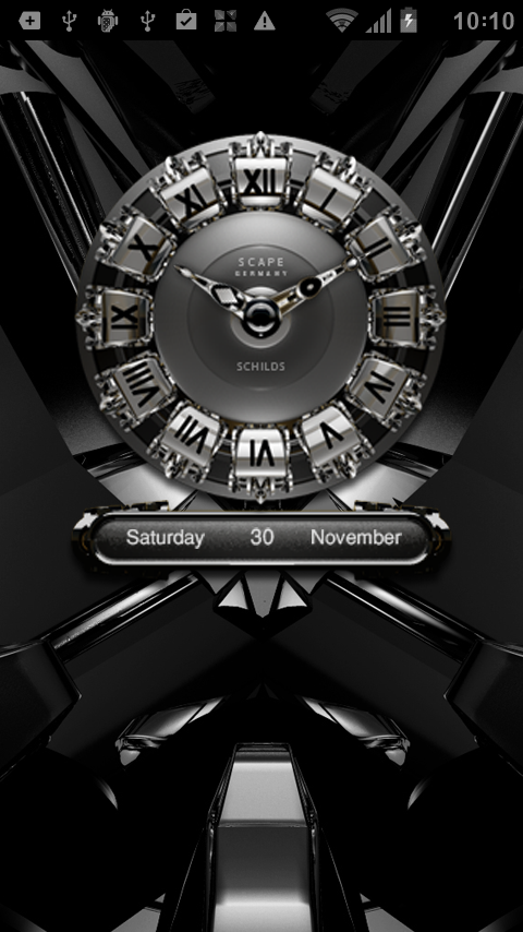 SCHILDS Luxury Clock Widget Screen 2