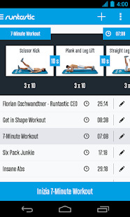 Runtastic Six Pack Addominali Screenshot