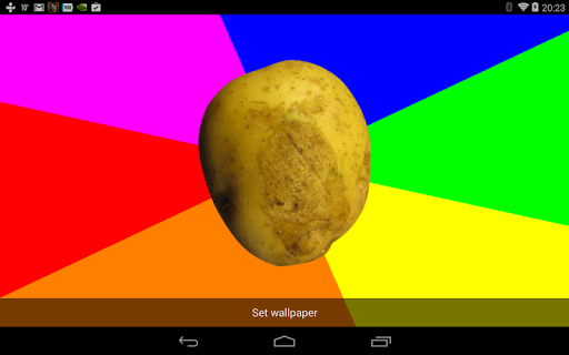 【免費個人化App】Rotate-O-Potato Live Wallpaper-APP點子