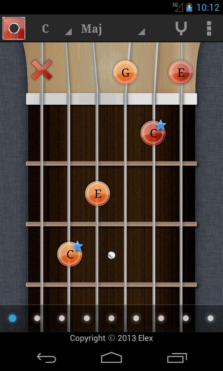Android application Guitar Chord+Scale+Tuner+Met.. screenshort
