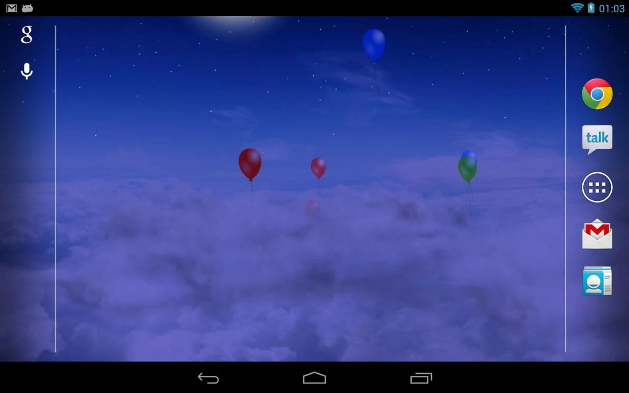 Живые обои Blue Skies Live Wallpaper на Андроид