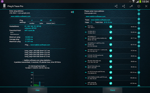 【免費工具App】Ping and Trace Pro-APP點子