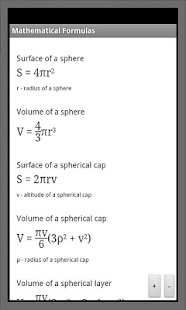 Mathematical Formulas Screenshots 1