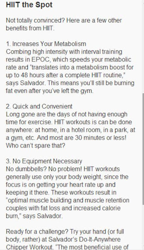 【免費健康App】HIIT Fat Burning-APP點子